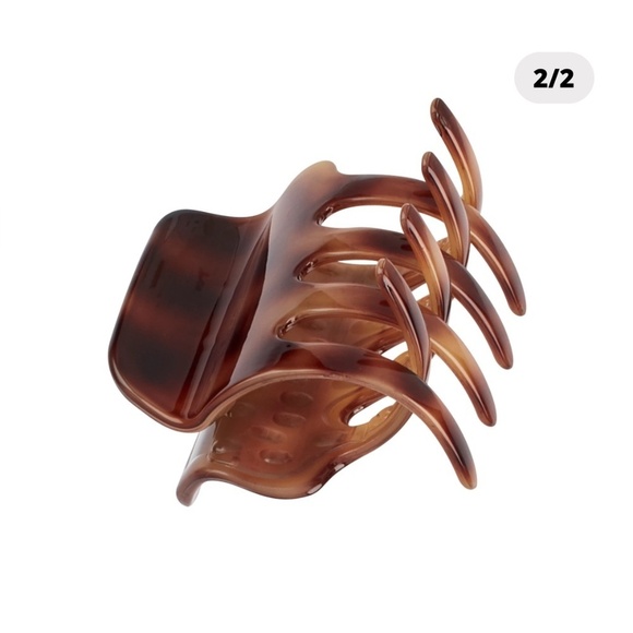 Scunci uber-stylish jaw clip in mortise shell brown - Picture 1 of 4